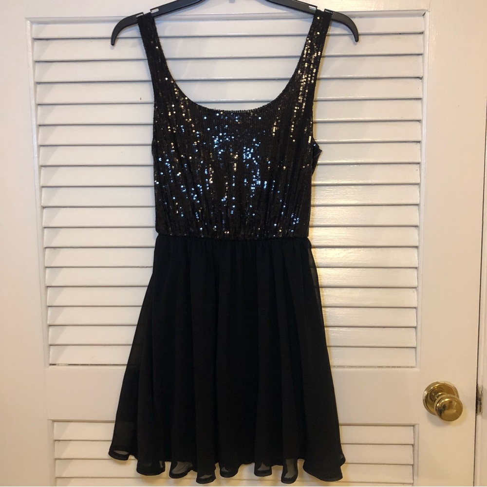 Sparkle Party Dress - Black - sz S